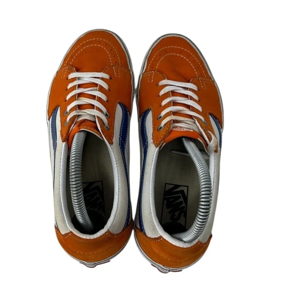 Vans Shoes Men's Size 7 Women's 8.5 Orange Skate Sk8 Sneakers Lace Up